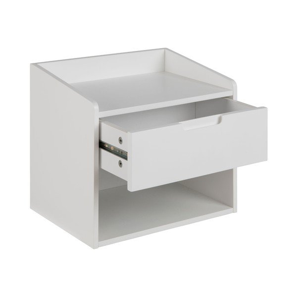 Dimeo fehér 1 fiókos éjjeliszekrény - Actona-image-1