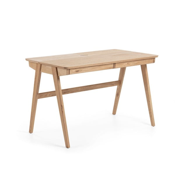 Jakes Natural íróasztal, 120 x 65 cm - Kave Home-image-3