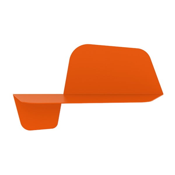 Flap narancssárga fali polc, hossza 60 cm - MEME Design