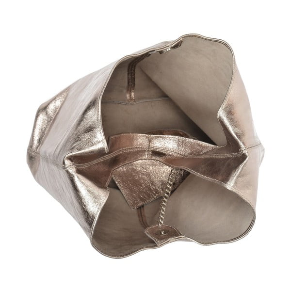 Lucia aranyszínű bőr válltáska - Sofia Cardoni-image-3