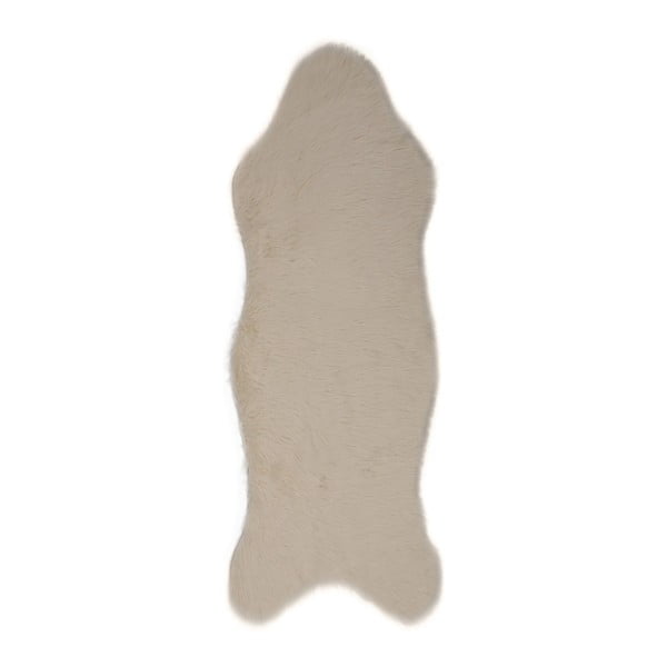 Pelus Cream krémszínű műszőrme futószőnyeg, 75 x 200 cm