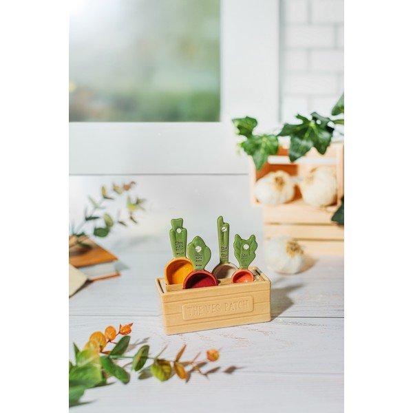 Kerámia mérőpohár készlet 4 db-os Vegetable – Sass & Belle-image-1