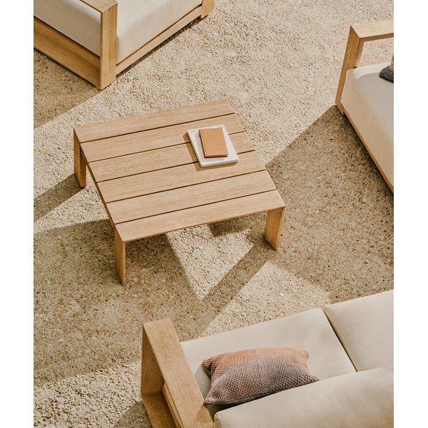 Akácfa kerti dohányzóasztal 82,5x82,5 cm Ambra – Kave Home-image-1