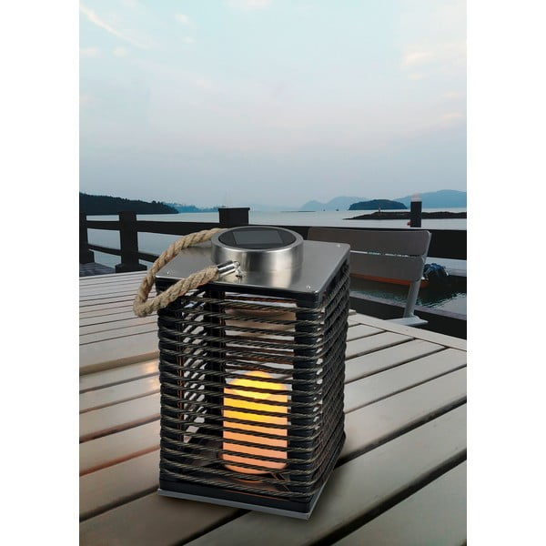 Napelemes LED kültéri lámpa (magasság 28 cm) Santana – Trio-image-1