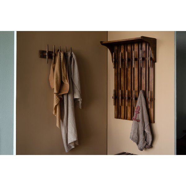 Natúr színű mangófa fogas panel Jakub – Dutchbone-image-2