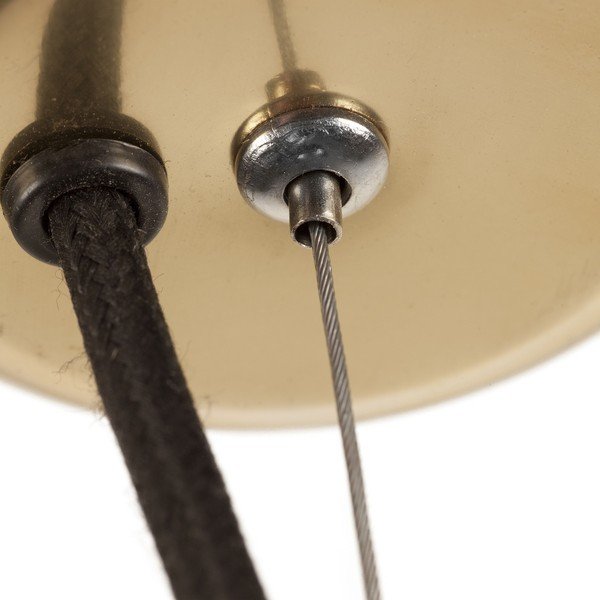 Sötétkék-aranyszínű függőlámpa fém búrával ø 40 cm Sublime – HF Living-image-3