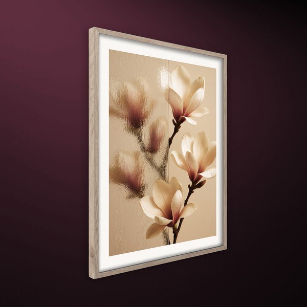 Nyomtatott keretezett kép 50x70 cm Soft Magnolia – Styler-image-3
