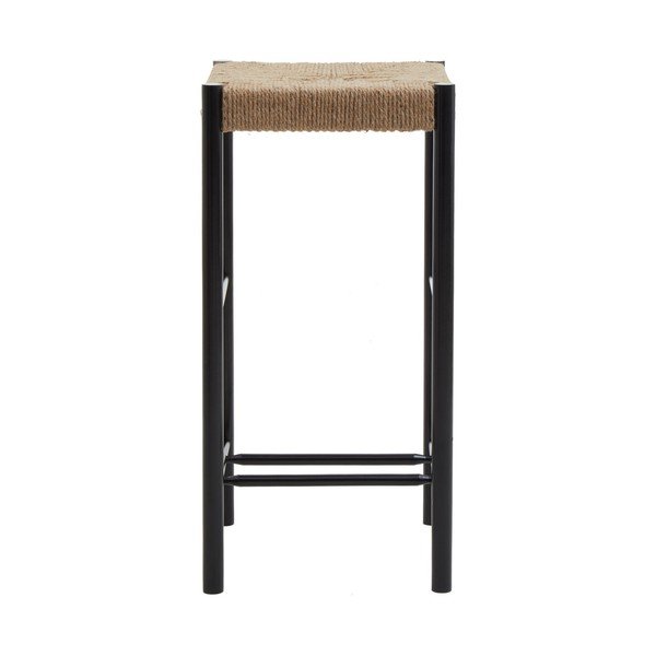 Fekete-natúr színű bükkfa bárszék (ülésmagasság 72 cm) Bandar – Premier Housewares-image-2
