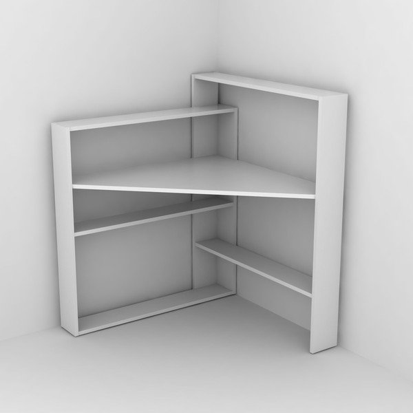 Rafevi Pisagor fehér íróasztal tárolóval-image-2