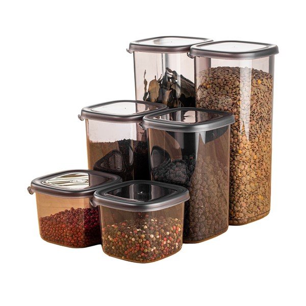 Élelmiszertartó doboz szett 6 db-os Fresco – Hermia