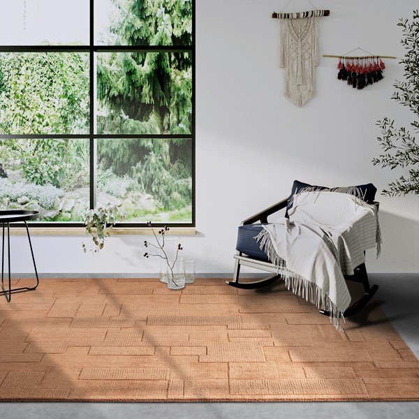 Barna kézi szövésű gyapjú szőnyeg 120x170 cm Wilhelmine – Villeroy&Boch-image-1