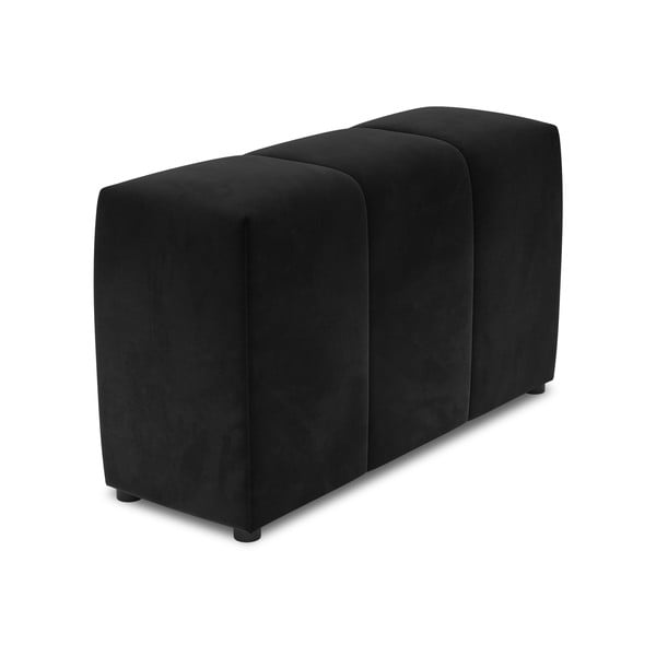 Fekete bársony háttámla moduláris kanapéhoz Rome Velvet - Cosmopolitan Design
