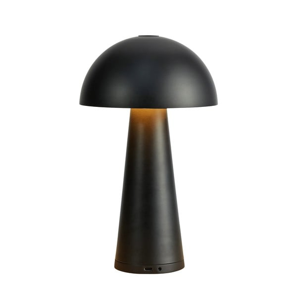 Fekete LED asztali lámpa (magasság 26,5 cm) Fungi – Markslöjd