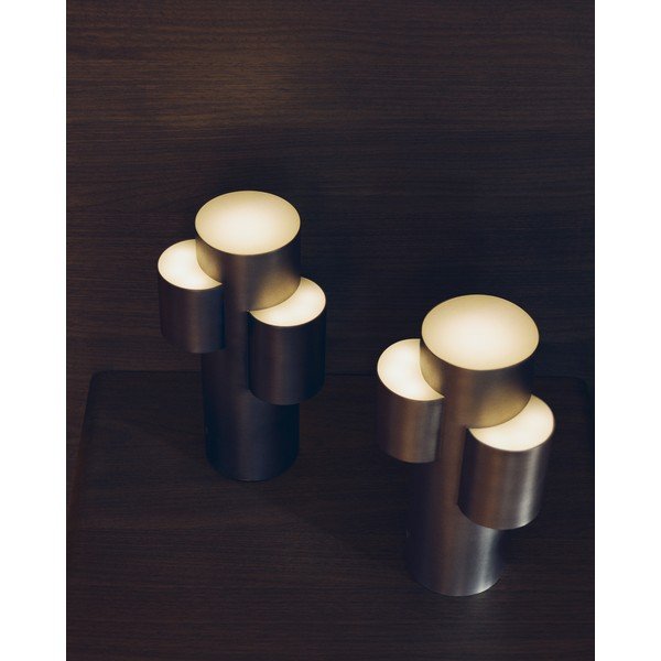 Ezüstszínű fém LED dimmelhető asztali lámpa (magasság 26,5 cm) Adrina – Kave Home-image-1