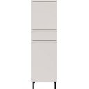 Krémszínű magas-keskeny fürdőszoba szekrény 34x120 cm Salinas – Germania