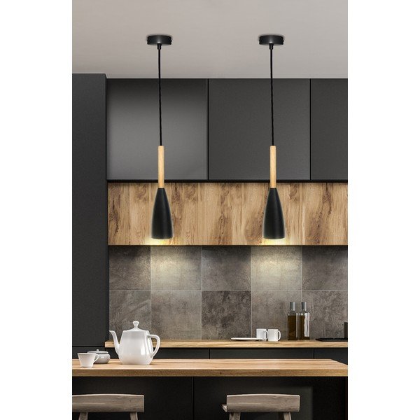 Függőlámpa fém búrával ø 10 cm Trosa – Candellux Lighting-image-1