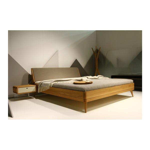 Direct tömör tölgyfa franciaágy, 160 x 200 cm - Javorina-image-4