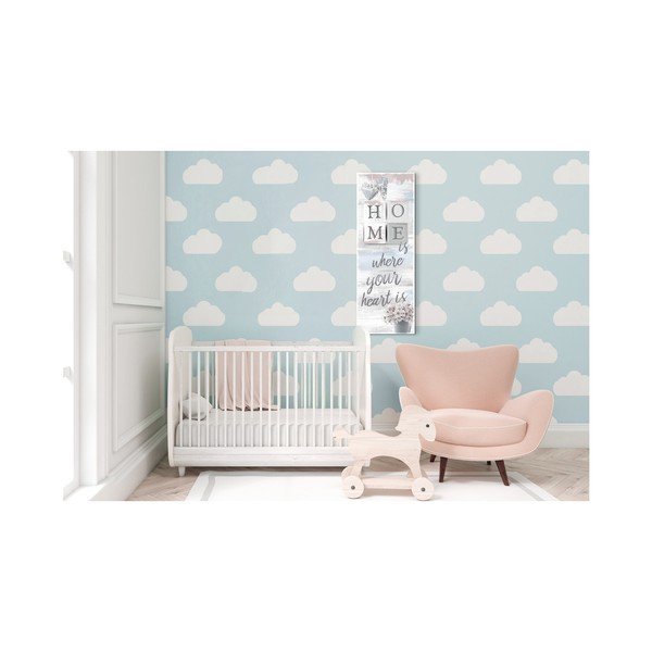 Canvas Shabby home fali kép, 27 x 75 cm - Styler-image-1