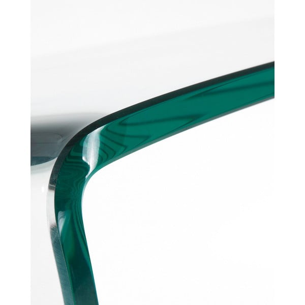 Üveg konzolasztal 40x125 cm Burano – Kave Home-image-3