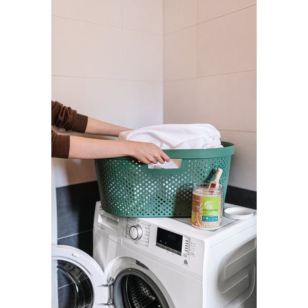 Infinity Hamper zöld ruhakosár, 40 l - Curver-image-1