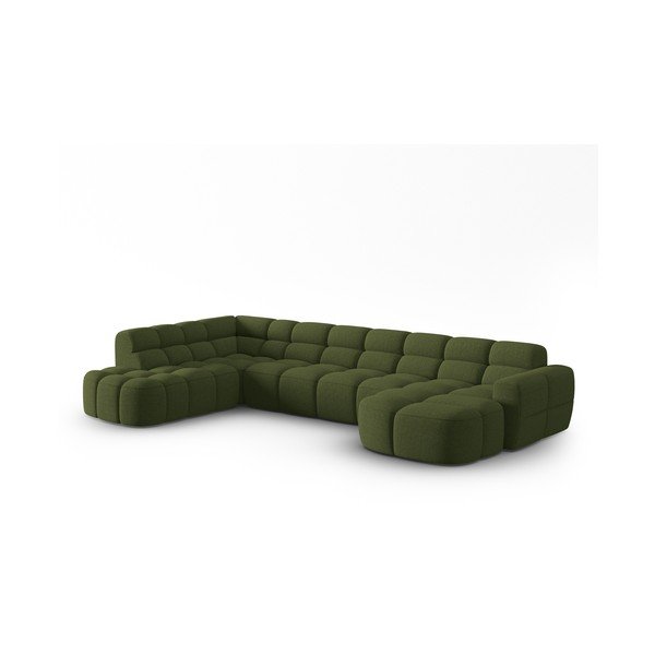 Zöld sarokkanapé Lisa – Micadoni Home-image-2