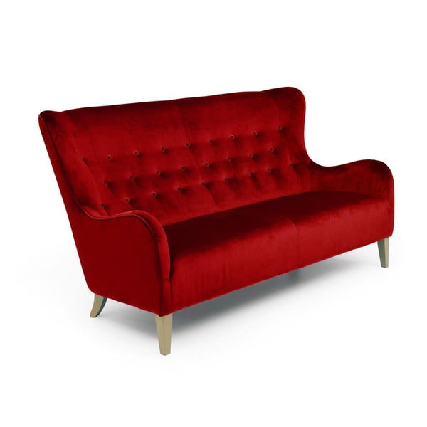 Medina piros kanapé, 190 cm - Max Winzer