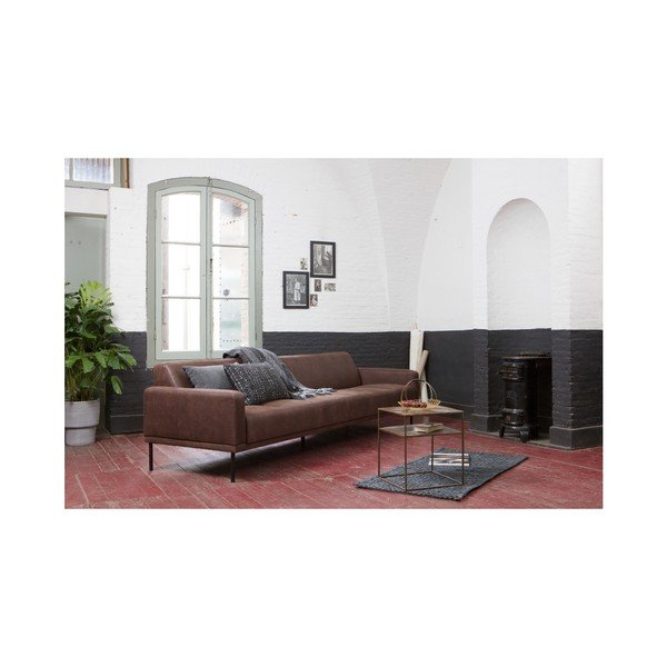 Hug sötétszürke moherszövet párna, 60 x 40 cm - BePureHome-image-3