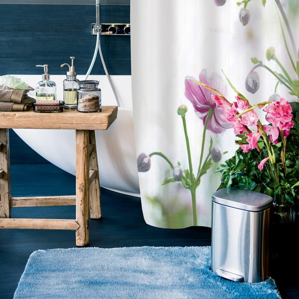 Matt ezüstszínű acél pedálos szemetes 5 l   Akira – Spirella-image-2