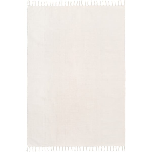 Agneta fehér kézzel szőtt pamut szőnyeg, 160 x 230 cm - Westwing Collection