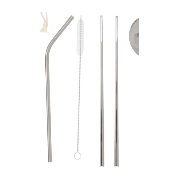 Ezüstszínű rozsdamentes acél evőeszköz készlet  6 db-os Mimo – Premier Housewares-image-4