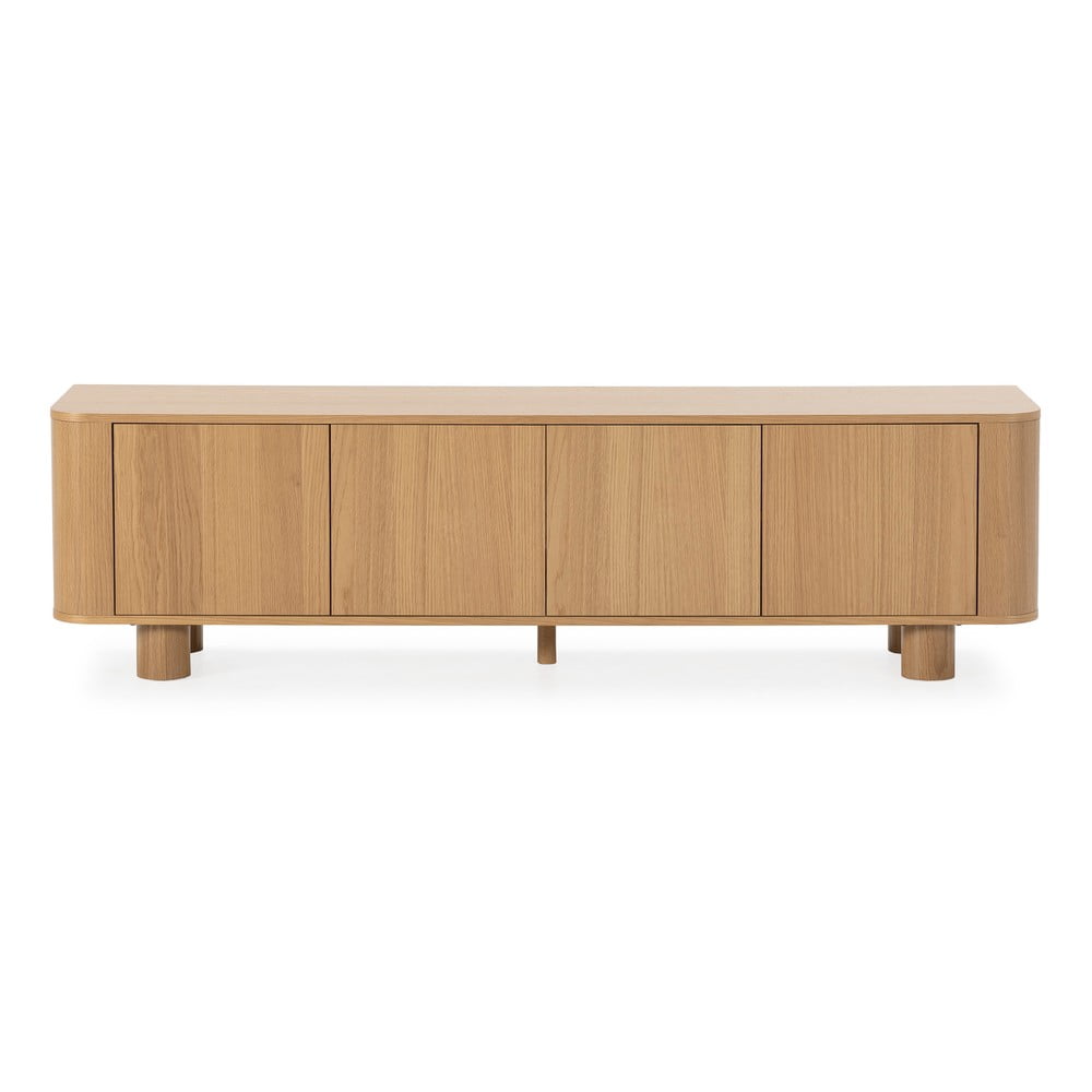 Natúr színű TV-állvány tölgyfa dekorral 180x50,5x40 cm Padoc  MOME