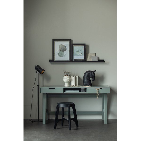 Fekete fali polc képekhez 120 cm Studio – WOOOD-image-1