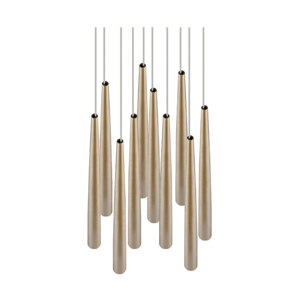 Aranyszínű LED függőlámpa ø 30 cm Cala – Trio Select-image-2