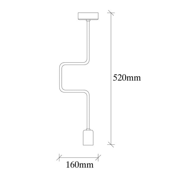 Joshua fekete fém függőlámpa - Opviq lights-image-3