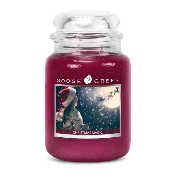 Varázslatos Karácsony illatgyertya üvegben, égési idő 150 óra - Goose Creek