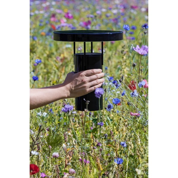 Fekete LED dimmelhető asztali lámpa fém búrával (magasság 28 cm) BringMe – Hübsch-image-1