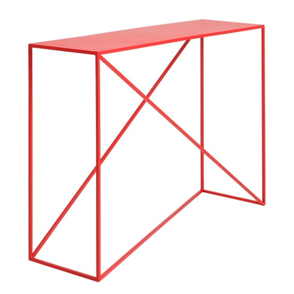 Memo piros konzolasztal - Custom Form