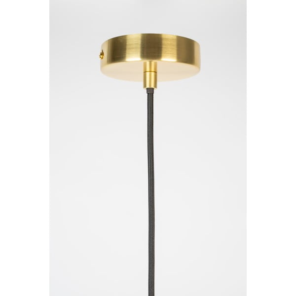 Szürke függőlámpa üveg búrával 25x25 cm Lauren - White Label-image-3