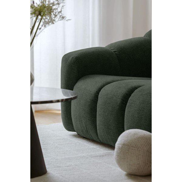 Sötétzöld sarokkanapé (bal oldali-L alakú) Shell – Miuform-image-3