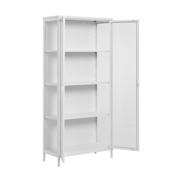 Fehér fém tálalószekrény 80x175 cm Brisbane – House Nordic-image-1