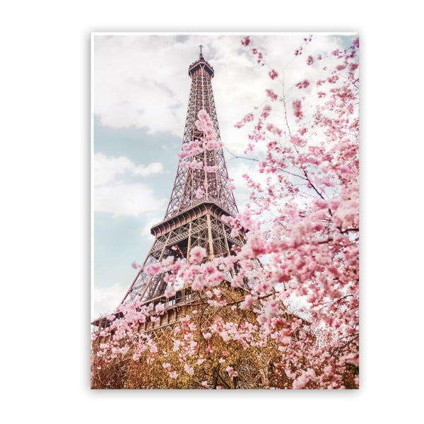 Glasspik Romantic Eiffel kép, 70 x 100 cm - Styler