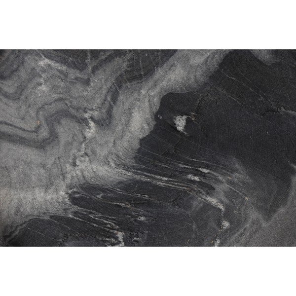 Kerek tárolóasztal márvány asztallappal ø 33 cm Karrara – White Label-image-2