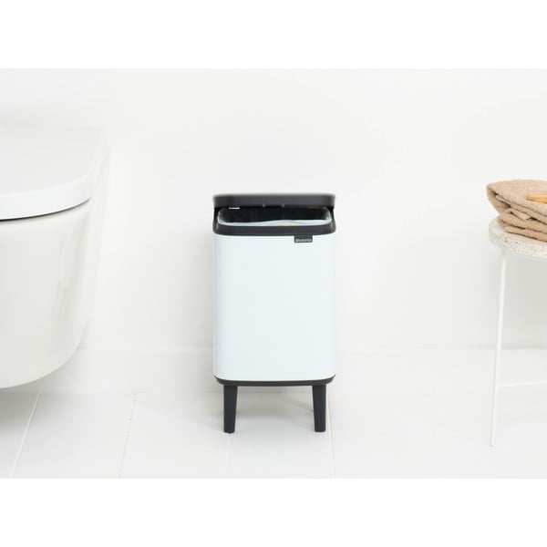Fehér acél szemetes 4 l Bo Hi – Brabantia-image-1