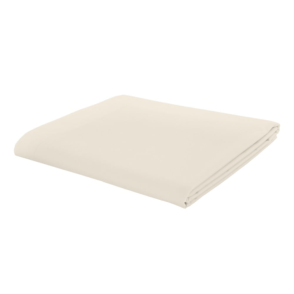 Krémszínű perkál lepedő 230x260 cm Easy Iron Percale  Catherine Lansfield