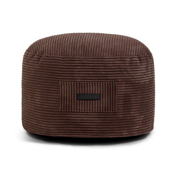 Sötétbarna kordbársony puff Om 60 – SLOWDOWN