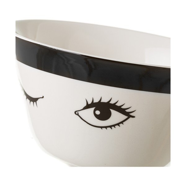 Black Dreameyes porcelántálka, 750 ml - Unimasa-image-1