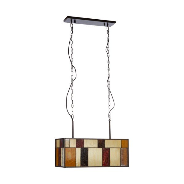 Fém függőlámpa üveg búrával Waldorf – Premier Housewares