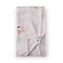 Világos rózsaszín mikroplüss takaró karácsonyi mintával 130x170 cm Vintage Christmas Santa – Catherine Lansfield