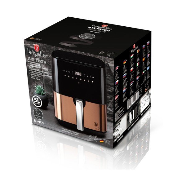 Aranyszínű forrólevegős fritőz Black Rose Collection – BerlingerHaus-image-4