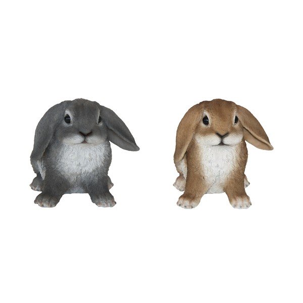 Rabbits 2 db-os dekorációs szobor szett, magasság 14,6 cm - Esschert Design